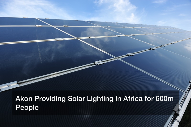 Akon Providing Solar Lighting in Africa for 600m People