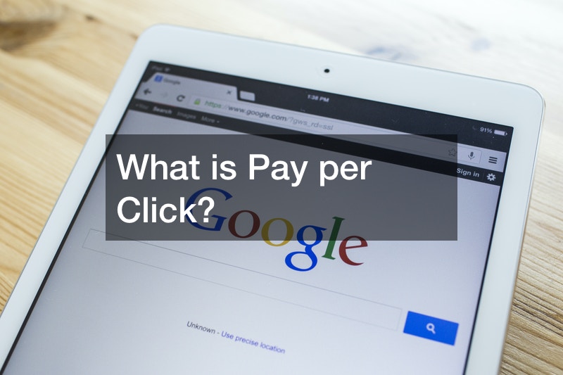 What is Pay per Click?